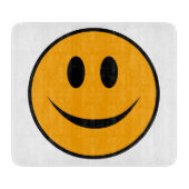 Lächelndes Gesicht Emoji Schneidebrett (Vorderseite)