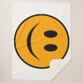 Lächelndes Gesicht Emoji Sherpadecke (Vorderseite)