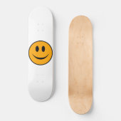 Lächelndes Gesicht Emoji Skateboard (Vorderseite)