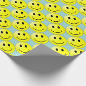 Lächelndes Gesicht Geschenkpapier (Ecke)