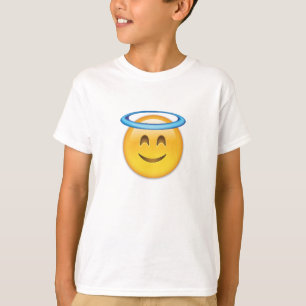 Lächelndes Gesicht mit Halo Emoji T-Shirt