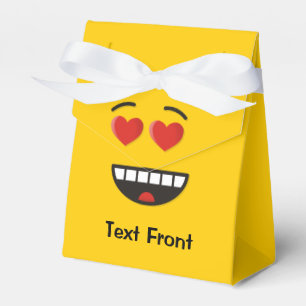 Lächelndes Gesicht mit Herz-Shaped Eyes Gefallen B Geschenkschachtel