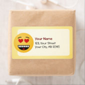 Lächelndes Gesicht mit herzförmigen Augen (Insitu)