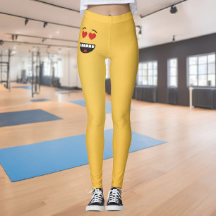 Lächelndes Gesicht mit herzförmigen Augen Leggings