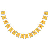 Lächelndes Gesicht mit herzförmigen Augen Wimpelkette (Alle)