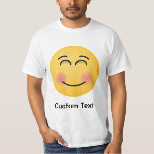Lächelndes Gesicht mit lächelndem Augen-T - Shirt