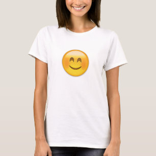 Lächelndes Gesicht mit lächelnden Augen Emoji T-Shirt