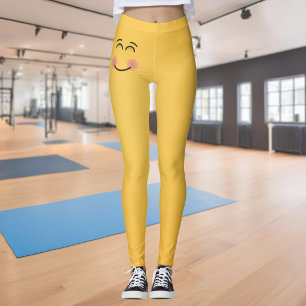 Lächelndes Gesicht mit lächelnden Augen Leggings