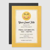 Lächelndes Gesicht mit lächelnden Augen Magnetkarte (Vorne/Hinten)