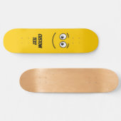 Lächelndes Gesicht mit offenen Augen Skateboard (Horizontal)