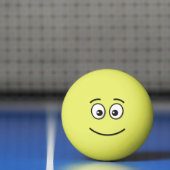 Lächelndes Gesicht mit offenen Augen Tischtennisball (Netto)