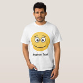 Lächelndes Gesicht mit Open Eyes T - Shirt (Vorne ganz)