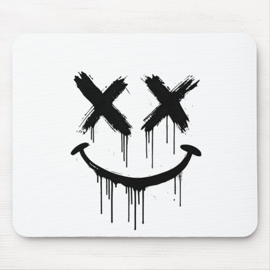 Lächelndes Gesicht. Mousepad (Vorne)