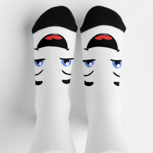 Lächelndes Gesicht Socken