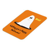 Lächelndes Ghost Halloween Magnet (Linke Seite)