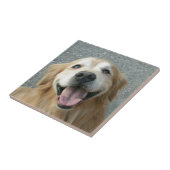 Lächelndes golden retriever fliese (Seite)