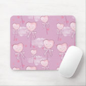 Lächelndes Herz Lollipop Mousepad (Mit Mouse)