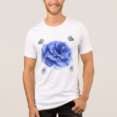 Lächelndes Herz Tri-Blend Shirt (Vorderseite)