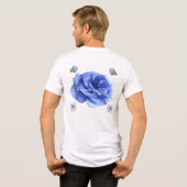 Lächelndes Herz Tri-Blend Shirt (Rückseite voll)