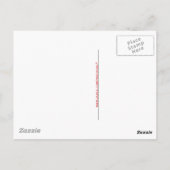 Lächelndes Herz Valentine Postkarte (Rückseite)