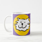 Lächelndes Katzengesicht Kaffeetasse (Links)