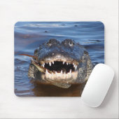 Lächelndes Krokodil Mousepad (Mit Mouse)