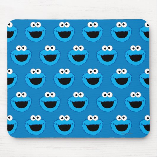 Lächelndes Krümelmonster-Muster Mousepad (Vorne)