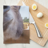 Lächelndes Küchentuch (Viertel Falte)