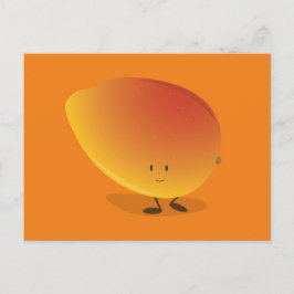Lächelndes Mango-Zeichen Postkarte