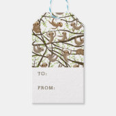 Lächelndes Muster Geschenkanhänger (Vorderseite)