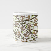 Lächelndes Muster Jumbo-Tasse (Vorderseite)