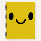 Lächelndes Notebook Notizblock (Vorderseite)