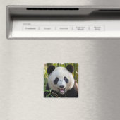 Lächelndes Panda Portrait Magnet (In Situ (Geschirrspüler))