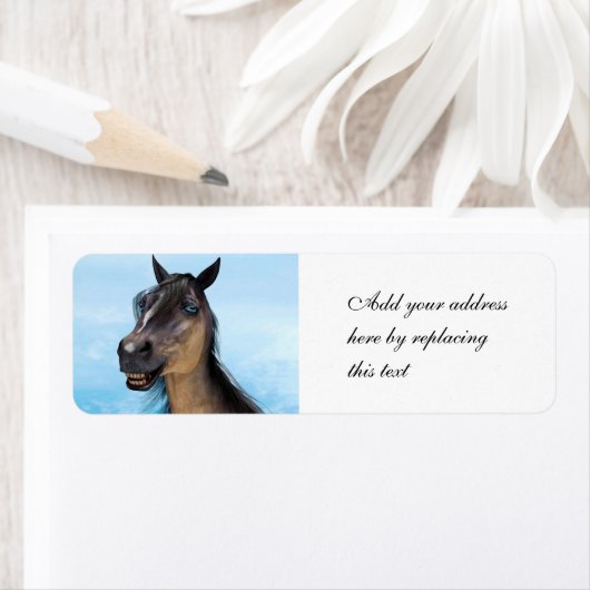 Lächelndes Pferd (Insitu)