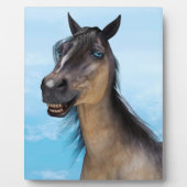 Lächelndes Pferd Fotoplatte (Vorderseite)