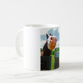 Lächelndes Pferd Kaffeetasse (Vorderseite Links)