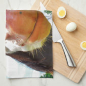 Lächelndes Pferd Küchentuch (Viertel Falte)