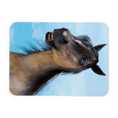 Lächelndes Pferd Magnet (Horizontal)