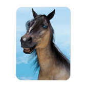 Lächelndes Pferd Magnet (Vertikal)
