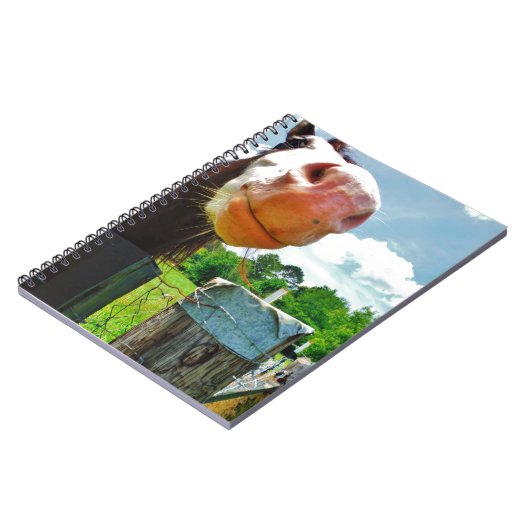 Lächelndes Pferd Notizblock (Linke Seite)