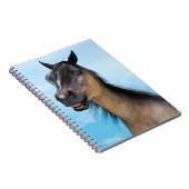 Lächelndes Pferd Notizblock (Rechte Seite)