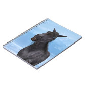 Lächelndes Pferd Notizblock (Linke Seite)