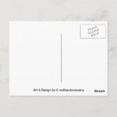 lächelndes Pferd Postkarte (Rückseite)