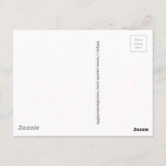 Lächelndes Pferd Postkarte (Rückseite)