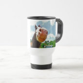 Lächelndes Pferd Reisebecher (VorderseiteRechts)