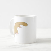 Lächelndes Platypus Kaffeetasse (Vorderseite Links)