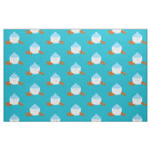 Lächelndes Plätzchenglas mit Plätzchen um es Stoff (Fat Quarter (45,7 x 55,9 cm))