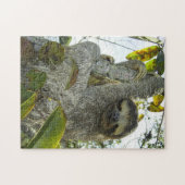 Lächelndes Puzzle mit Geschenkboxen (Horizontal)