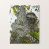 Lächelndes Puzzle mit Geschenkboxen (Vertikal)