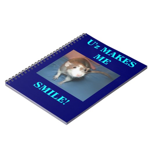 LÄCHELNDES RATTEN-NOTIZBUCH NOTIZBLOCK (Linke Seite)